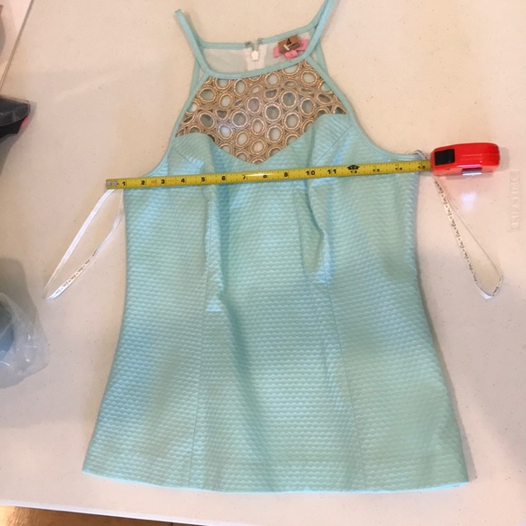 Lilly Pulitzer Larina Top Pool Blue - Picture 5 of 7